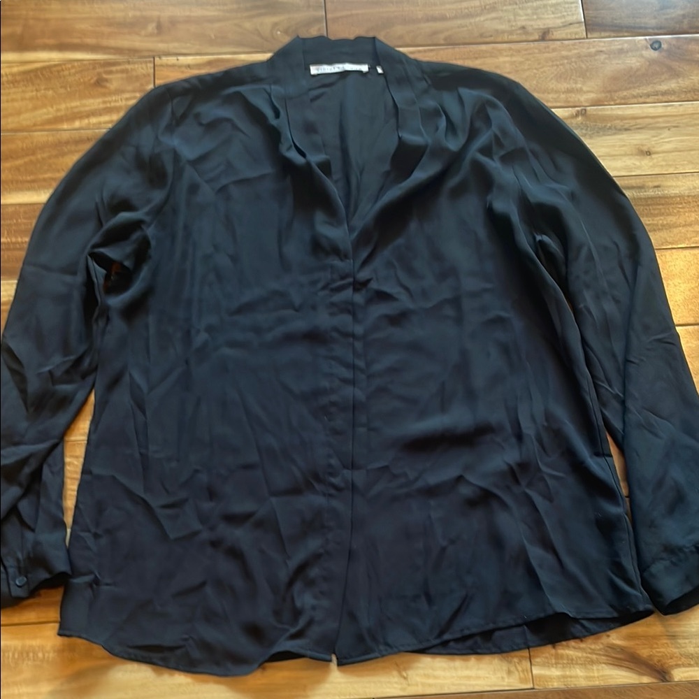 Violet & Claire Black Blouse Classic Top